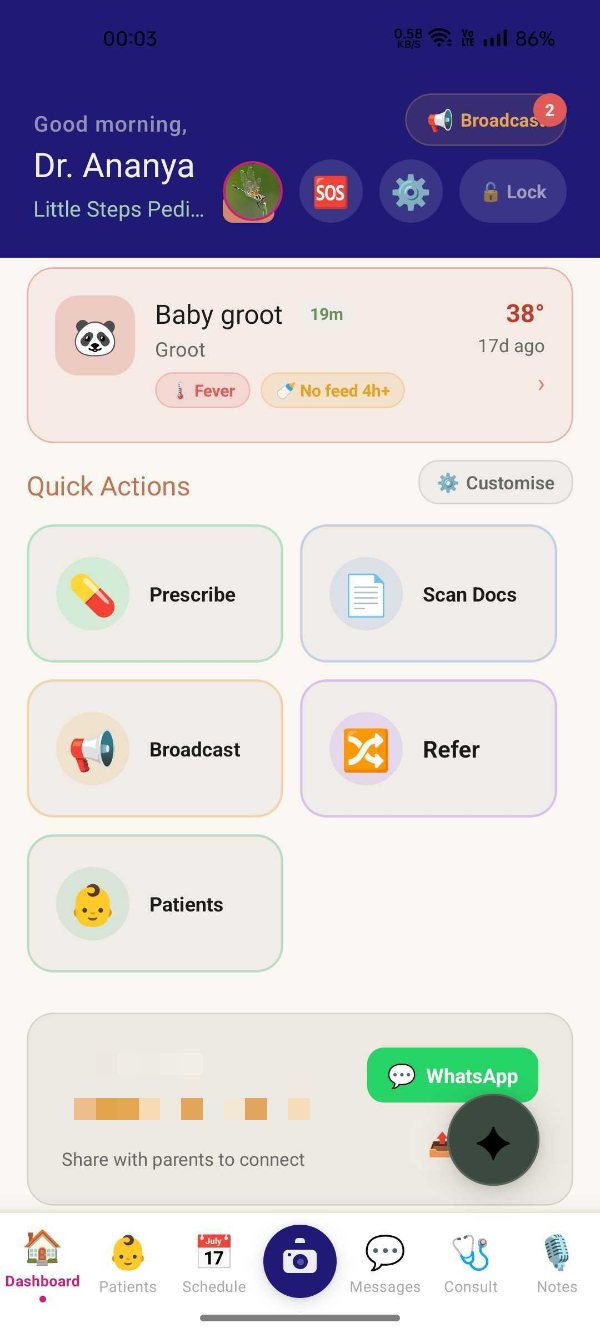 Ourlio prescription pad and scanner